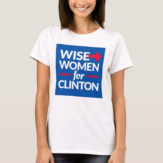 VROUWEN VOOR HET T-shirt CLINTON Square Logo (Voorkant)