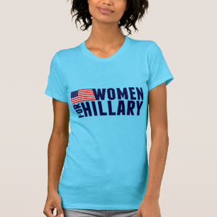 Vrouwen voor Hillary Blue T-shirt