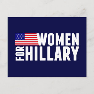 Vrouwen voor Hillary Briefkaart