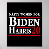 Vrouwen voor Joe Biden Kamala Harris 2020 Anti Tru Poster (Voorkant)