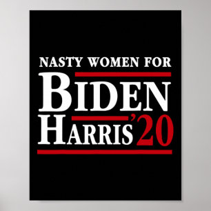Vrouwen voor Joe Biden Kamala Harris 2020 Anti Tru Poster
