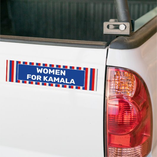 Vrouwen voor Kamala Bumpersticker (Op Truck)
