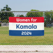 Vrouwen voor Kamala Harris 2024 Big Spandoek (Insitu)