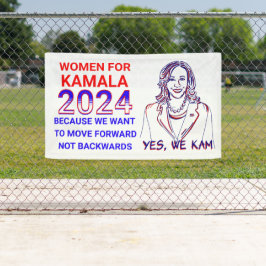 Vrouwen voor Kamala Harris 2024 Verkiezingen Spandoek