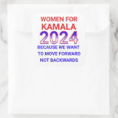 Vrouwen voor Kamala Harris 2024 Verkiezingen Vierkante Sticker (Tas)