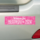 Vrouwen voor Kennedy 2024 Heal the Divide Bumpersticker (Op auto)