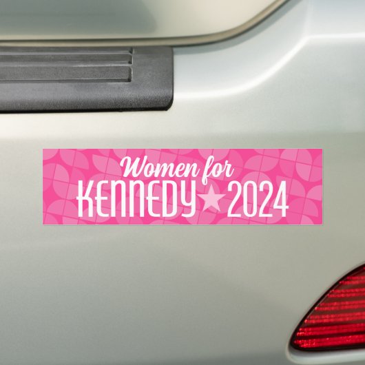 Vrouwen voor Kennedy 2024 Heal the Divide Bumpersticker (Op auto)