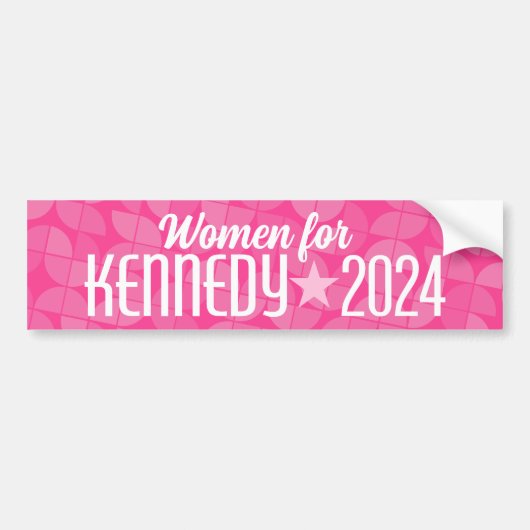 Vrouwen voor Kennedy 2024 Heal the Divide Bumpersticker (Voorkant)