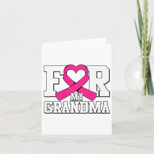 Vrouwen voor mijn grootmoeder borstkanker roze kaart