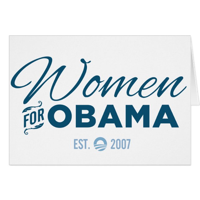 Vrouwen voor Obama (Voorkant Horizontaal)