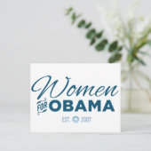 Vrouwen voor Obama Briefkaart (Staand voorkant)