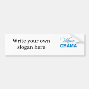 Vrouwen voor Obama Bumpersticker