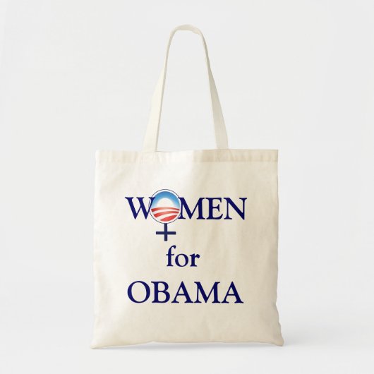 Vrouwen voor Obama-Canvas tas (Voorkant)