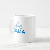 Vrouwen voor Obama Koffiemok (Voorkant links)