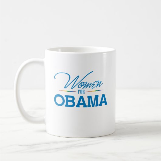 Vrouwen voor Obama Koffiemok (Links)