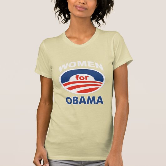 Vrouwen voor Obama T-shirt (Voorkant)