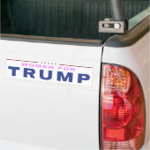 Vrouwen voor Trump 2016 Bumpersticker (Op Truck)
