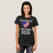 Vrouwen voor Trump 2020 T-shirt (Voorkant volledig)