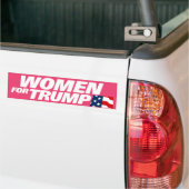 Vrouwen voor Trump 2024 Bumpersticker (Op Truck)