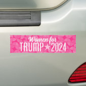 Vrouwen voor Trump 2024 Keep America Great Bumpersticker (Op auto)
