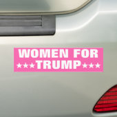 Vrouwen voor Trump 2024 MAGA Verkiezing Bumpersticker (Op auto)