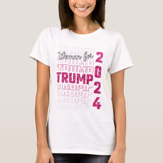 vrouwen voor trump 2024 t-shirt (Voorkant)