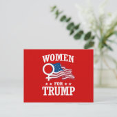 VROUWEN VOOR TRUMP BRIEFKAART (Staand voorkant)