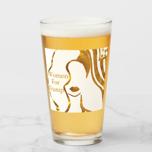 VROUWEN VOOR TRUMP GLAS (Voorkant gevuld)
