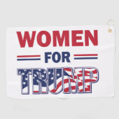 Vrouwen voor Trump Golfhanddoek (Horizontaal)