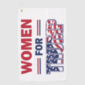 Vrouwen voor Trump Golfhanddoek (Voorkant)