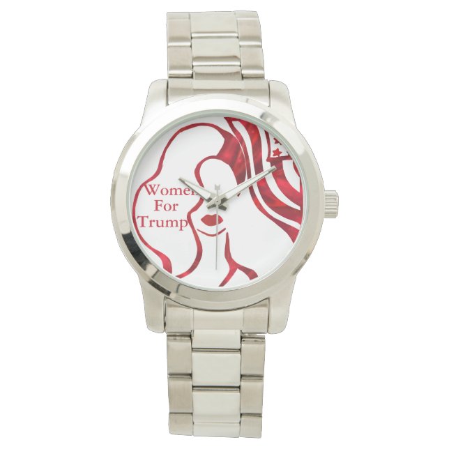 VROUWEN VOOR TRUMP HORLOGE (Voorkant)