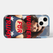 VROUWEN VOOR TRUMP iPhone HOESJE (Achterkant horizontaal)