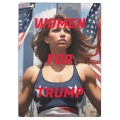 VROUWEN VOOR TRUMP KLEMBORD (Achterkant)
