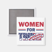 Vrouwen voor Trump Magneet (Voorkant / Achterkant)