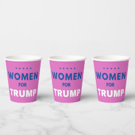 Vrouwen voor Trump Papieren Bekers