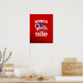 VROUWEN VOOR TRUMP POSTER (Keuken)