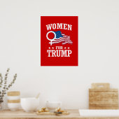 VROUWEN VOOR TRUMP POSTER (Keuken)