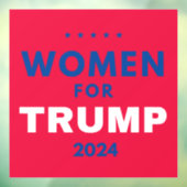 Vrouwen voor Trump Raamsticker (Vel 3)