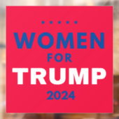 Vrouwen voor Trump Raamsticker (Vel 2)
