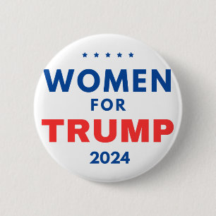 Vrouwen voor Trump Ronde Button 5,7 Cm
