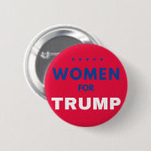 Vrouwen voor Trump Ronde Button 5,7 Cm (Voorkant /achterkant)