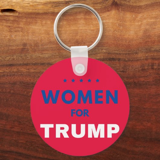 Vrouwen voor Trump Sleutelhanger (Voorkant)