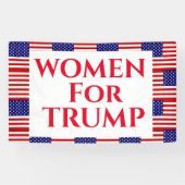 VROUWEN VOOR TRUMP SPANDOEK (Horizontaal)