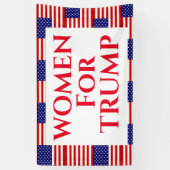 VROUWEN VOOR TRUMP SPANDOEK (Verticaal)
