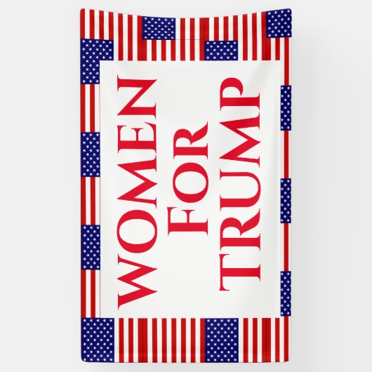 VROUWEN VOOR TRUMP SPANDOEK (Verticaal)