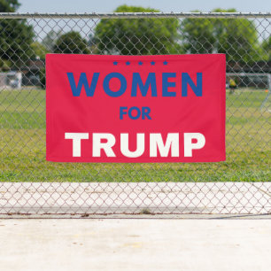 Vrouwen voor Trump Spandoek