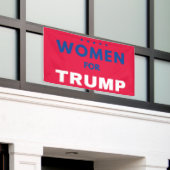 Vrouwen voor Trump Spandoek (Buitenkant Gebouw)