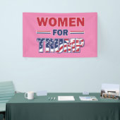 Vrouwen voor Trump Spandoek (Beurs)