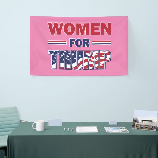 Vrouwen voor Trump Spandoek (Beurs)