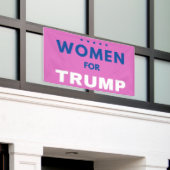 Vrouwen voor Trump Spandoek (Buitenkant Gebouw)